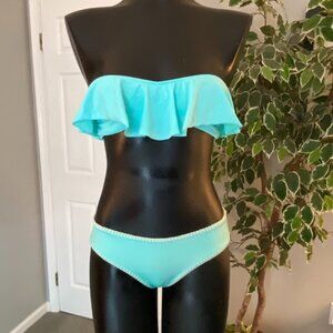 Adorable Victoria Secret Bikini Bathing Suit - Aqua - Size M/S